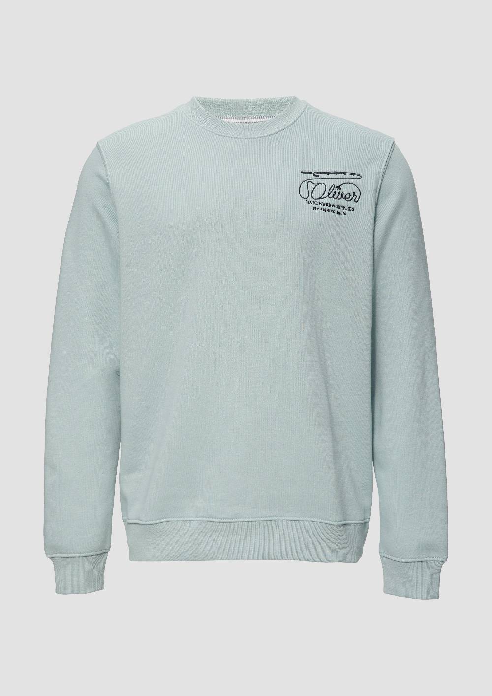 s.Oliver Sweatshirt mit Stickerei aus weichem Baumwollmix Online Outlet