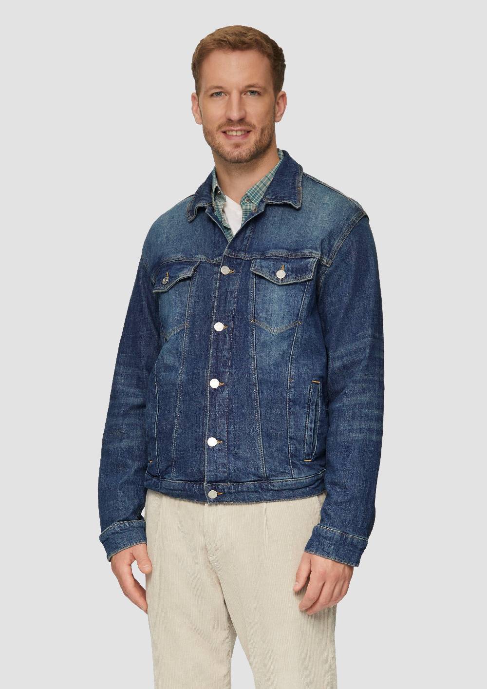s.Oliver Jeansjacke aus Baumwollstretch Tägliche Deals