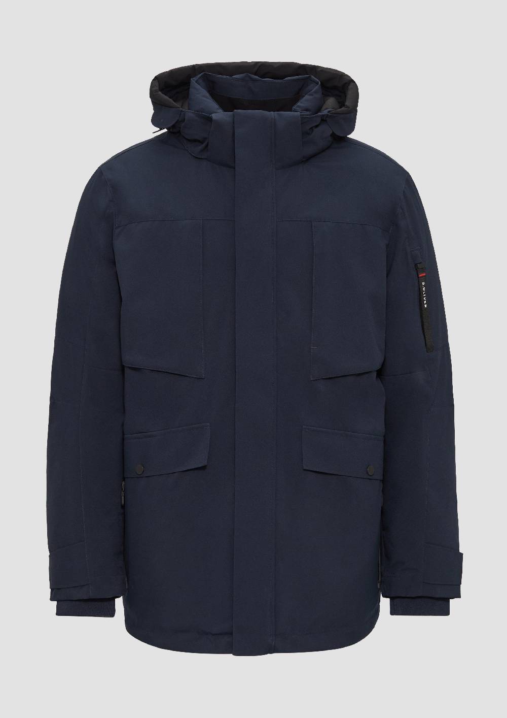 s.Oliver Wasserabweisender Parka mit abnehmbarer Kapuze und weichem Griff Riesige Ersparnisse