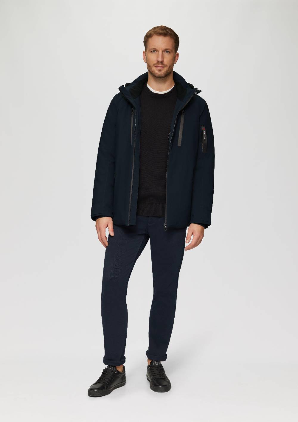 s.Oliver Wasserabweisende Jacke mit Kapuze und Zip-Details VIP-Rabatte