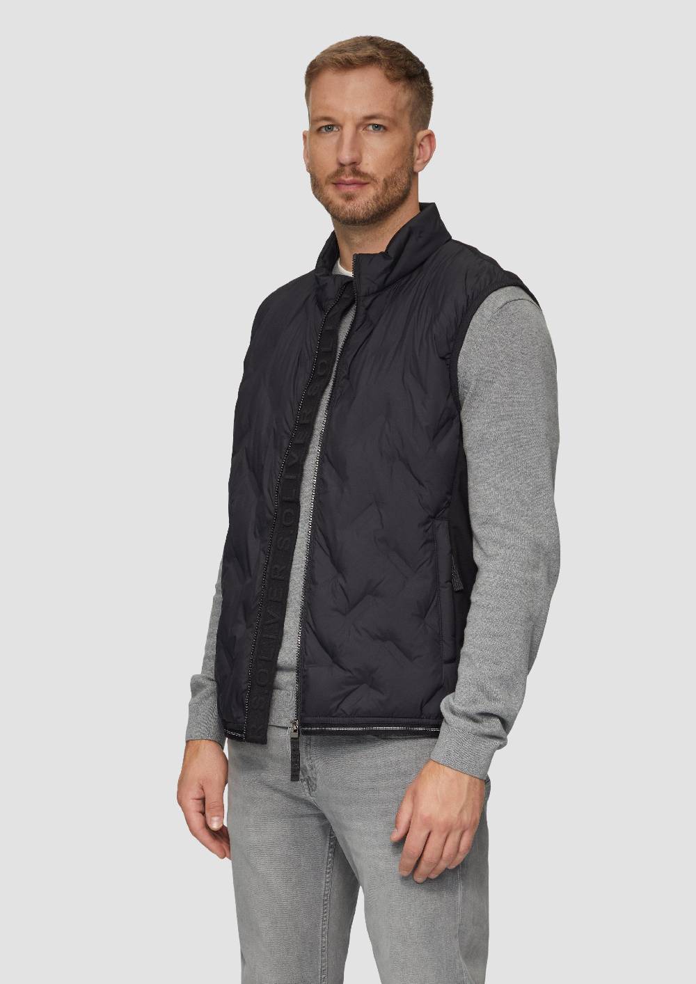 s.Oliver Outdoor-Weste im Fabricmix Neueste Stile