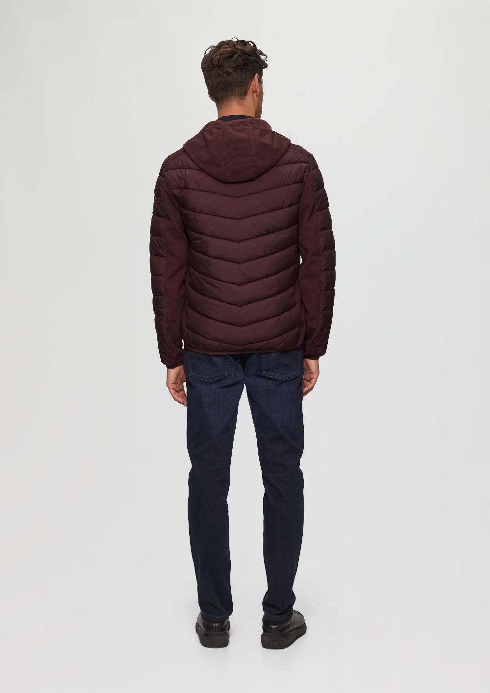 s.Oliver Pufferjacke im Fabricmix mit Kontrast-Details Letzter Tag