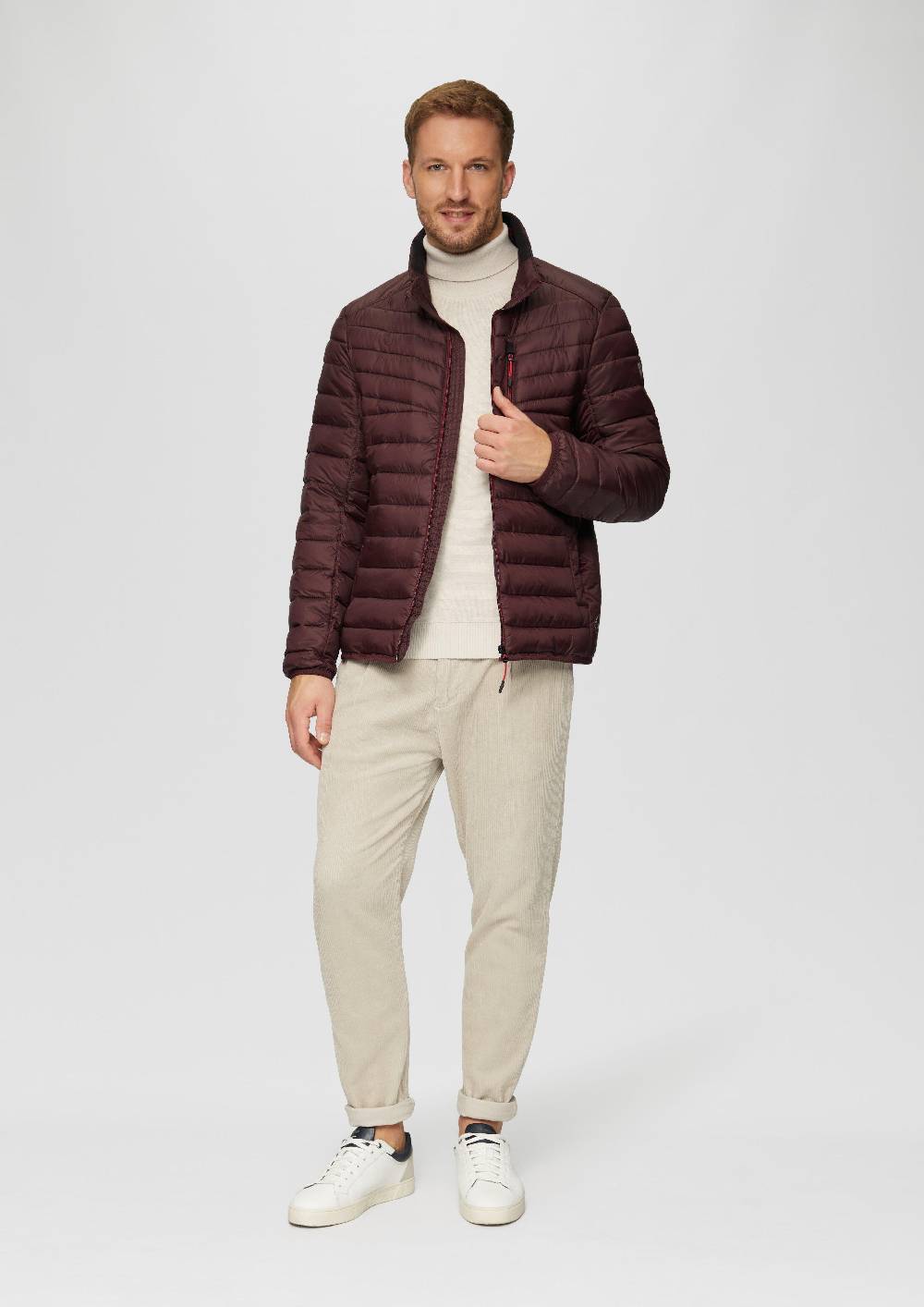 s.Oliver Leicht wattierte Steppjacke aus recyceltem Polyester Sonderangebot der Fabrik