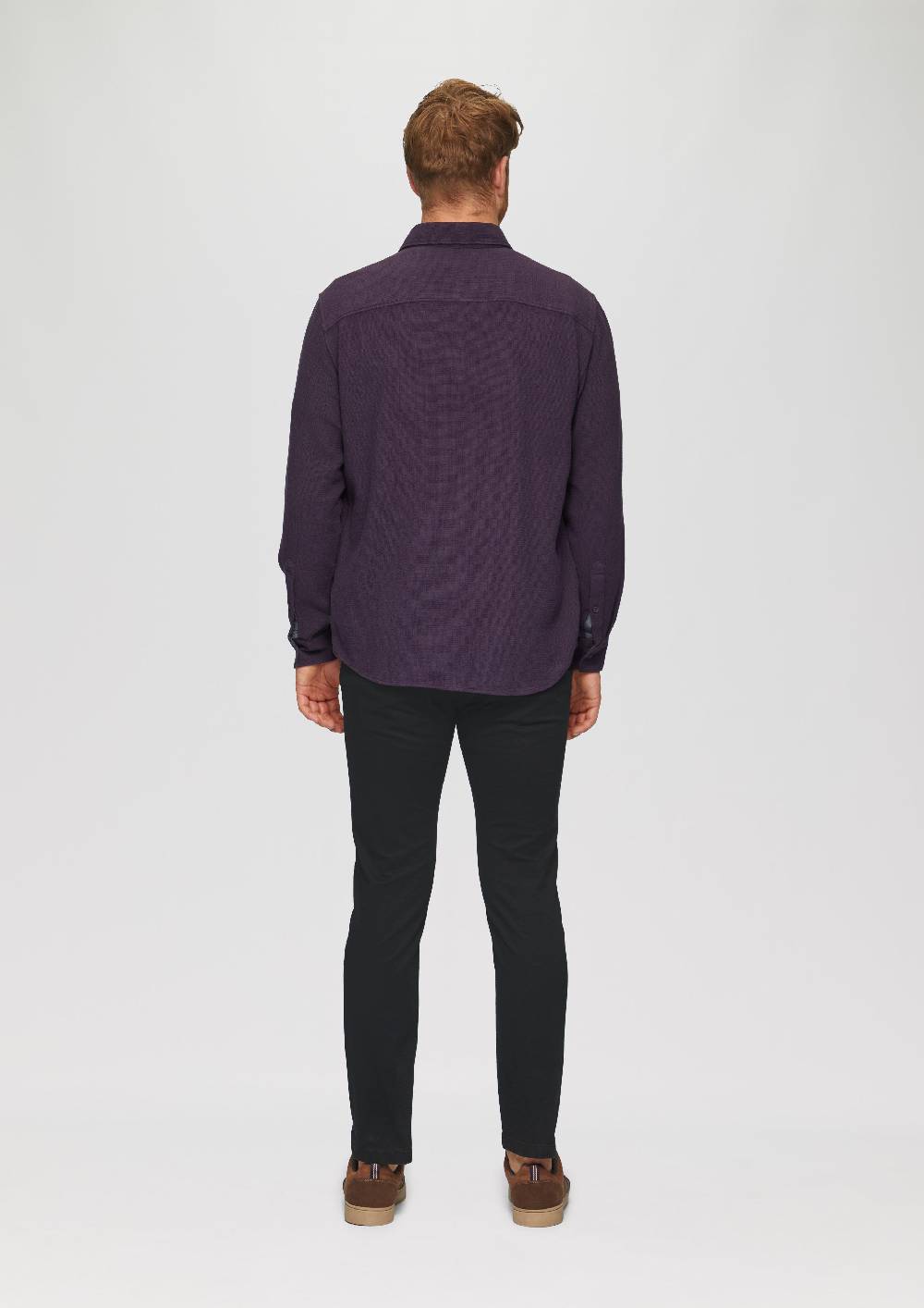 s.Oliver Regular Fit: Button-down-Hemd aus Strukturware Kostenloser Versand international