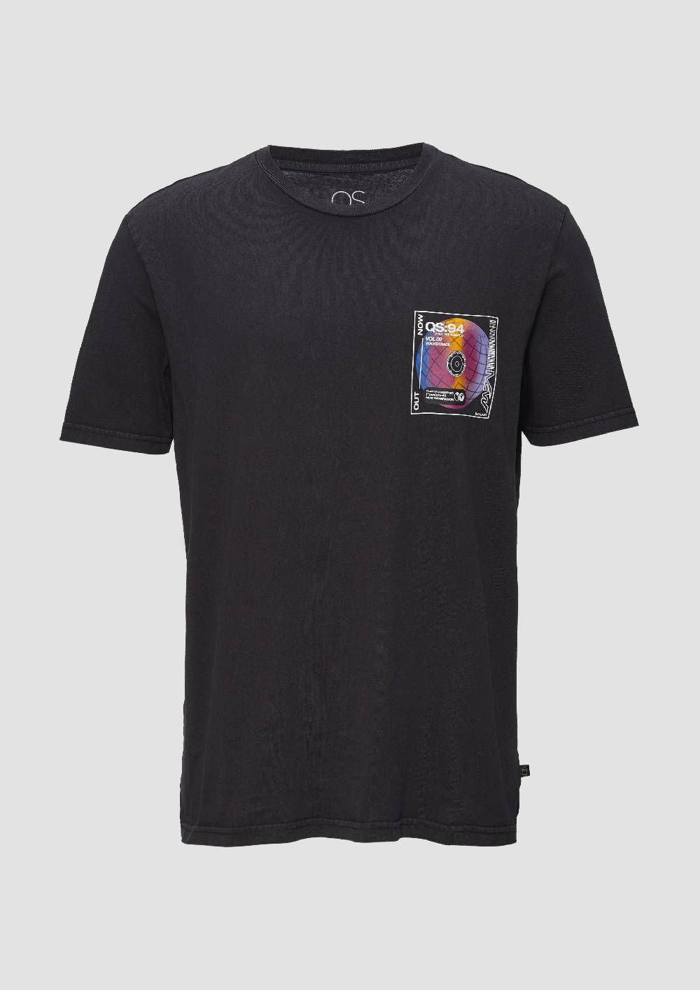 s.Oliver Gewaschenes T-Shirt mit Front- und Rückenprint Fabrikladen