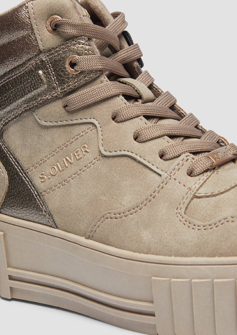 s.Oliver High Sneaker im Fabricmix Rabatte dieses Monats