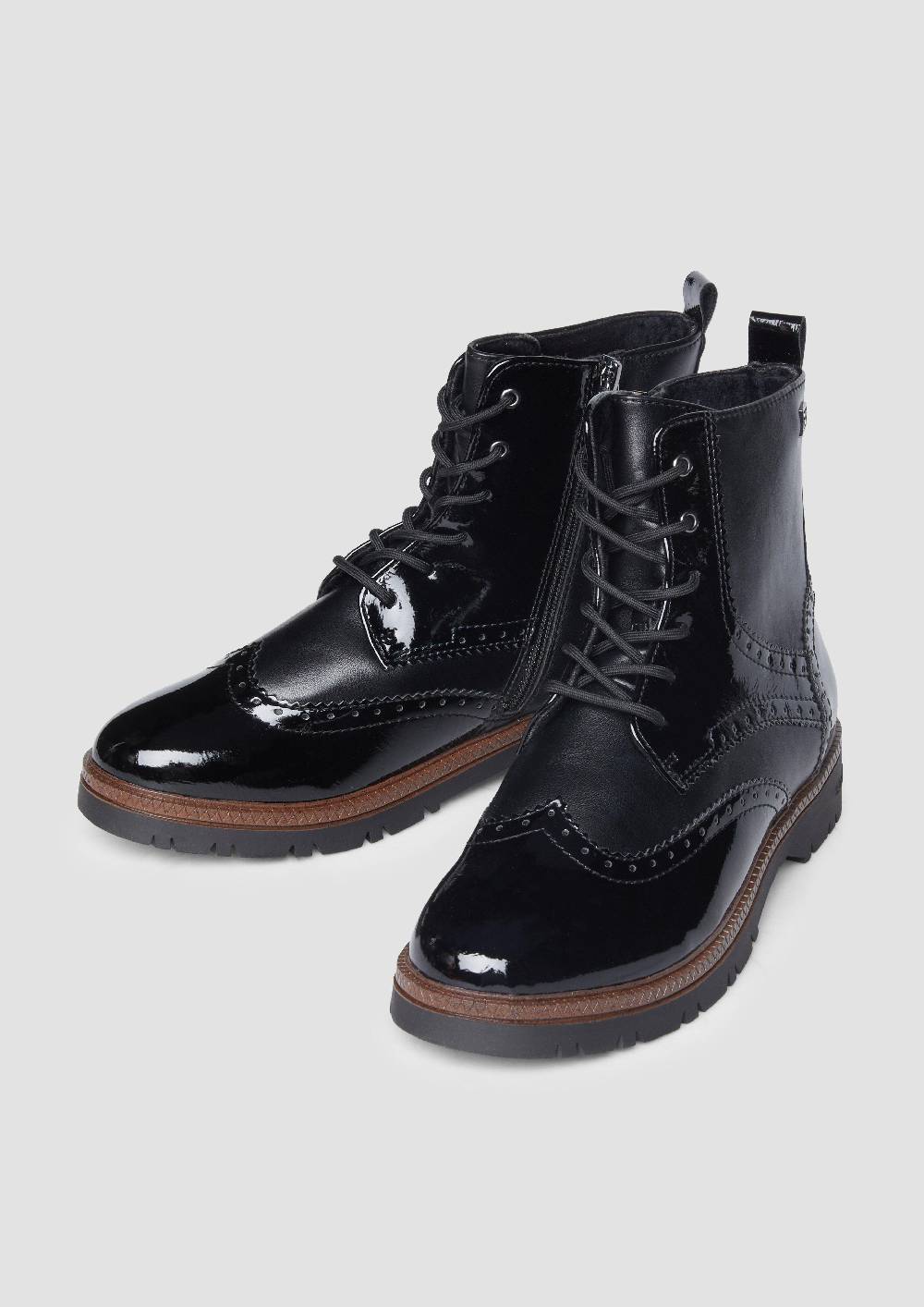 s.Oliver Stiefel mit Schnürung und Reißverschluss Günstiger Verkauf