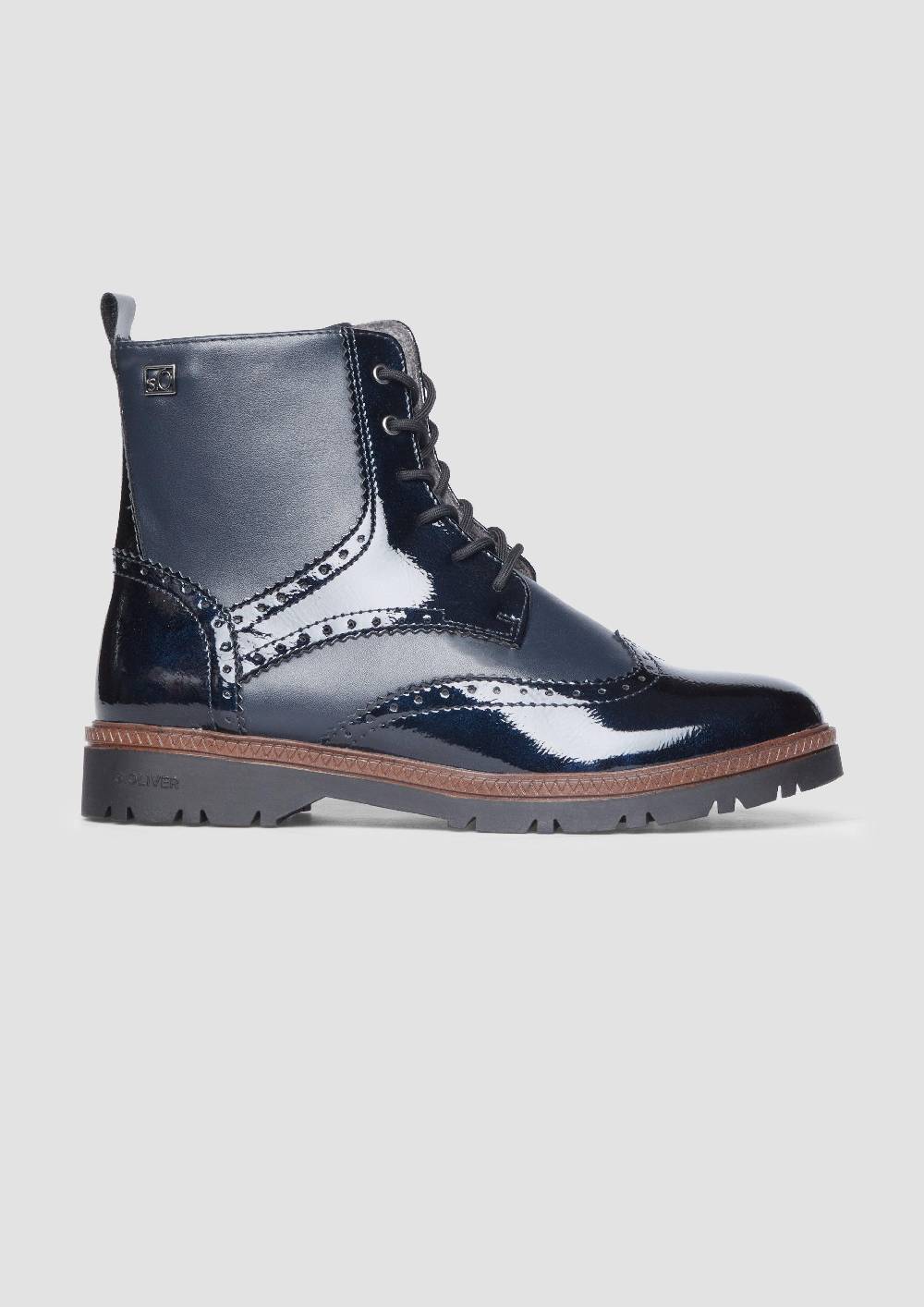 s.Oliver Stiefel mit Schnürung und Reißverschluss Versandkostenfrei