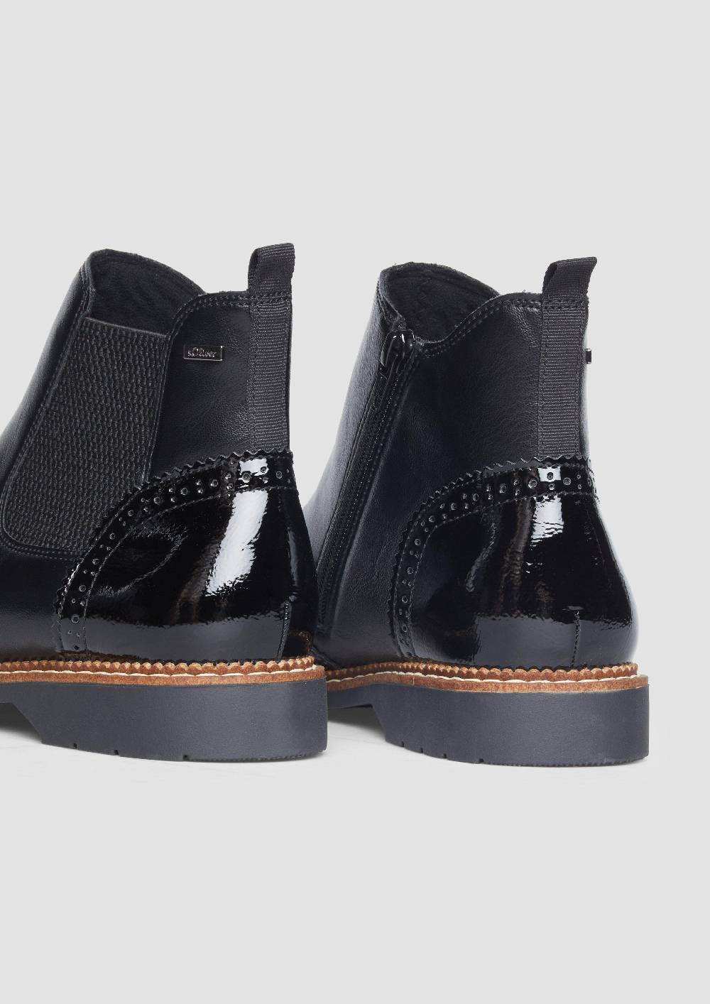 s.Oliver Chelsea-Boots aus Kunstleder Weihnachtsangebot