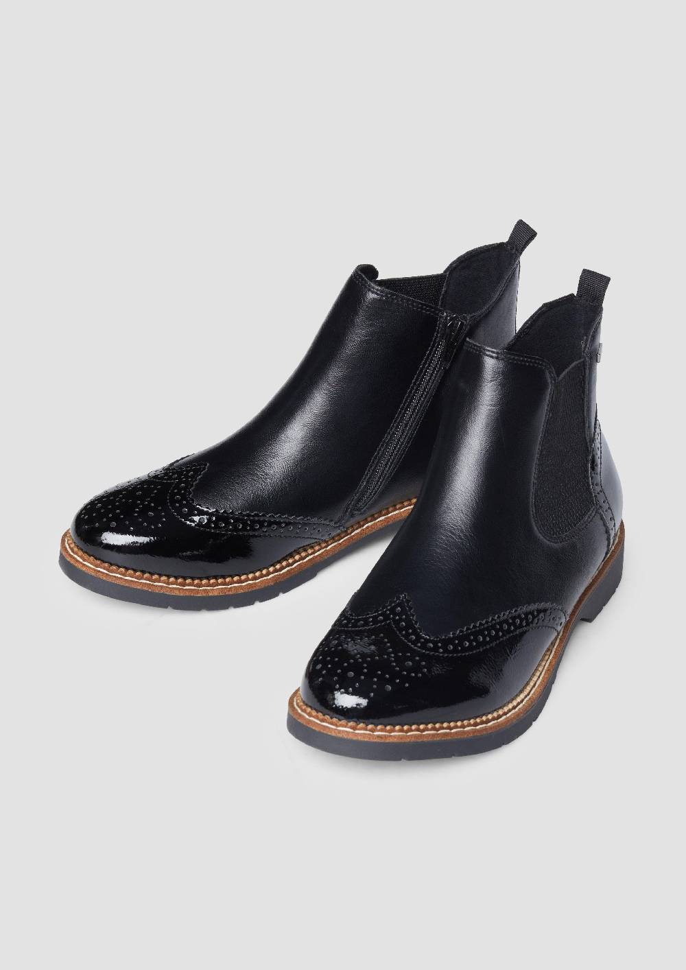 s.Oliver Chelsea-Boots aus Kunstleder Weihnachtsangebot