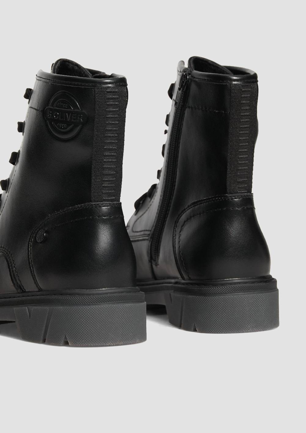 s.Oliver Stiefel mit Schnürung und Reißverschluss Osterangebot
