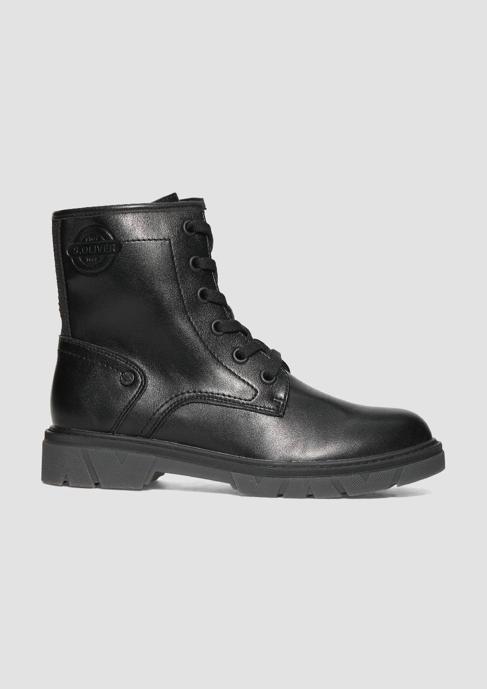 s.Oliver Stiefel mit Schnürung und Reißverschluss Osterangebot
