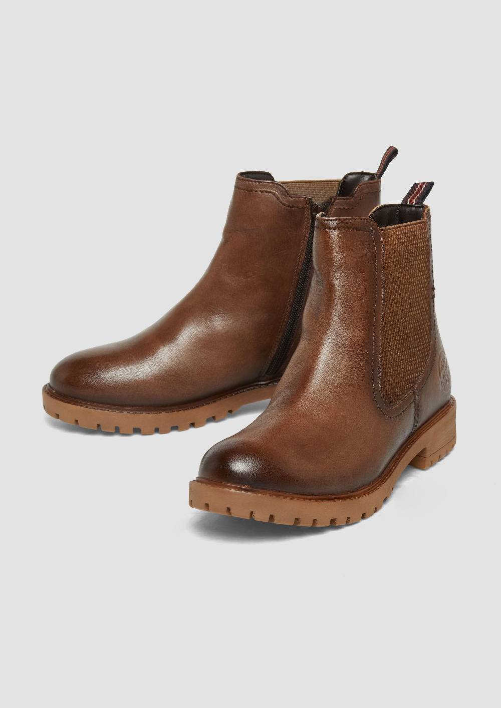 s.Oliver Chelsea Boots aus Schafsleder Vatertagsangebot