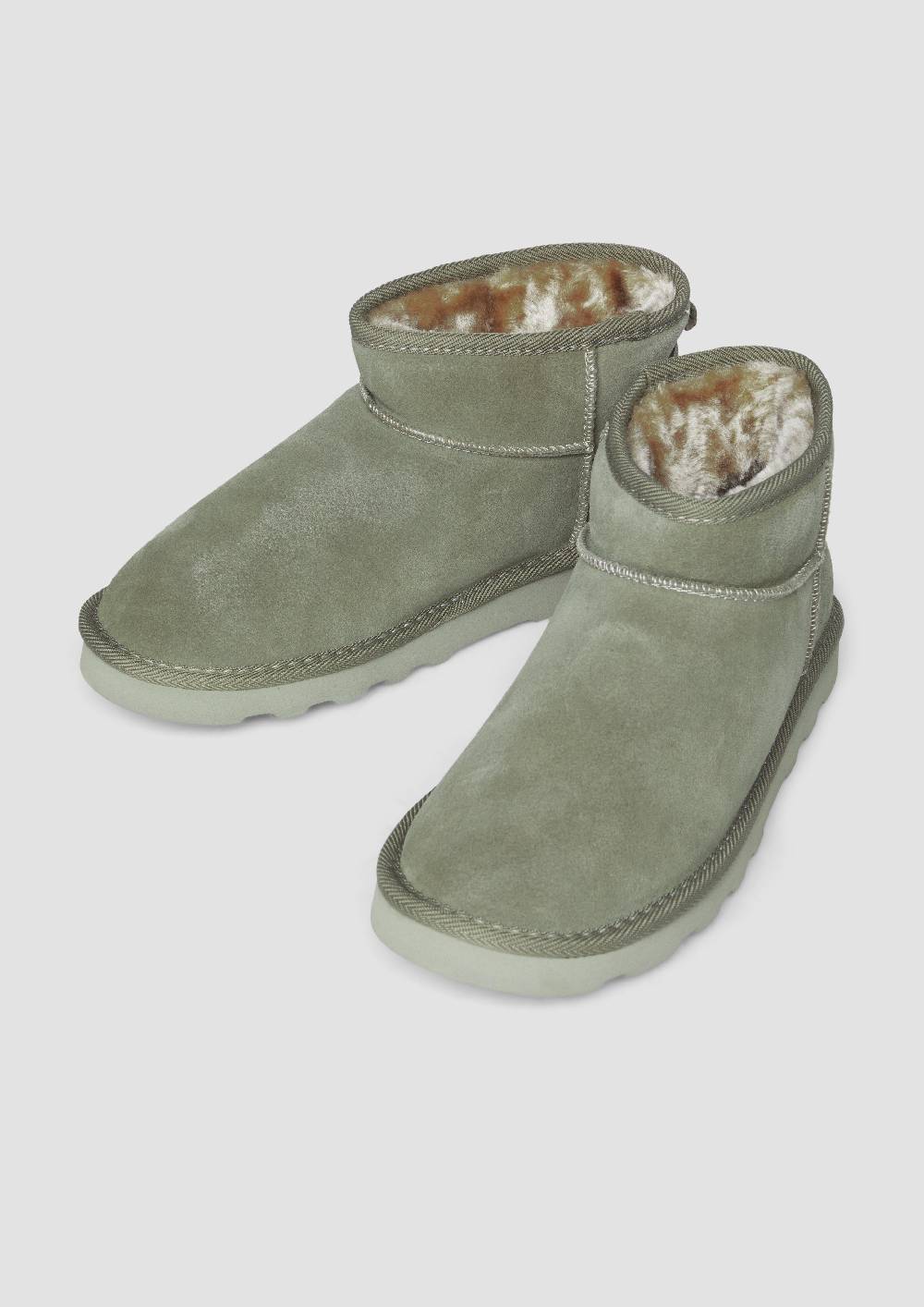 s.Oliver Flache Stiefel aus Leder Heißer Verkauf