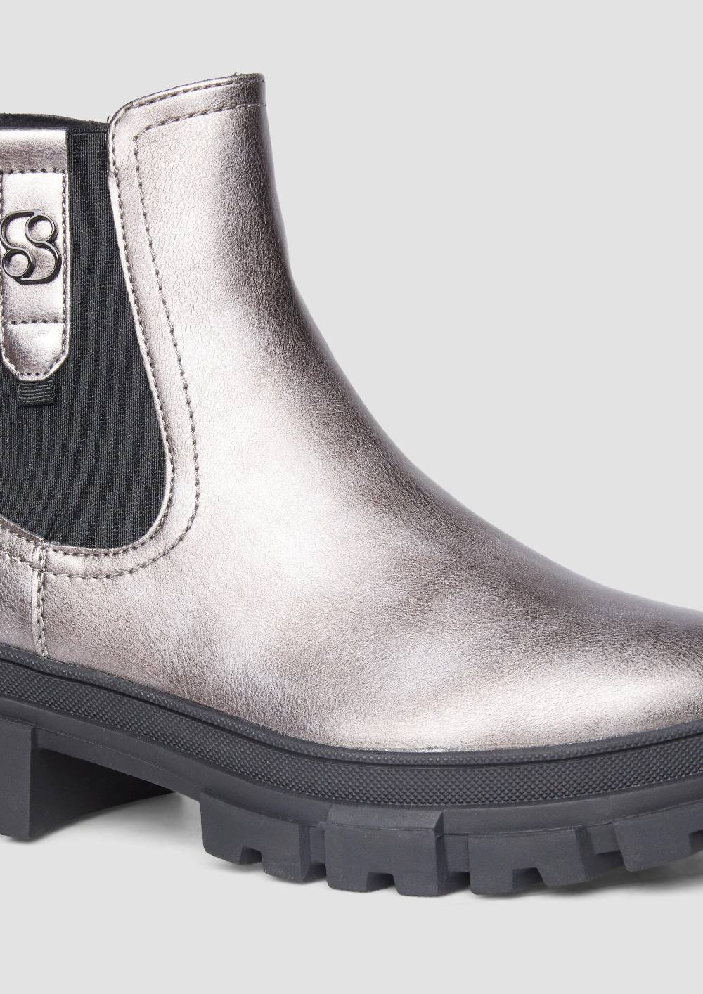 s.Oliver Chelsea Boots mit Logo-Detail Online Outlet