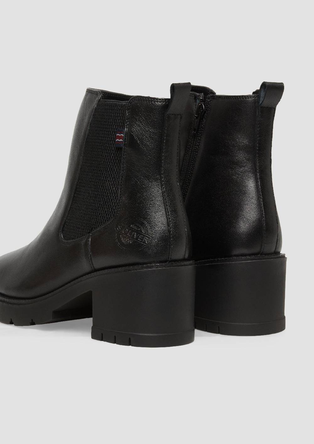 s.Oliver Chelsea-Boots aus Leder Tägliche Deals