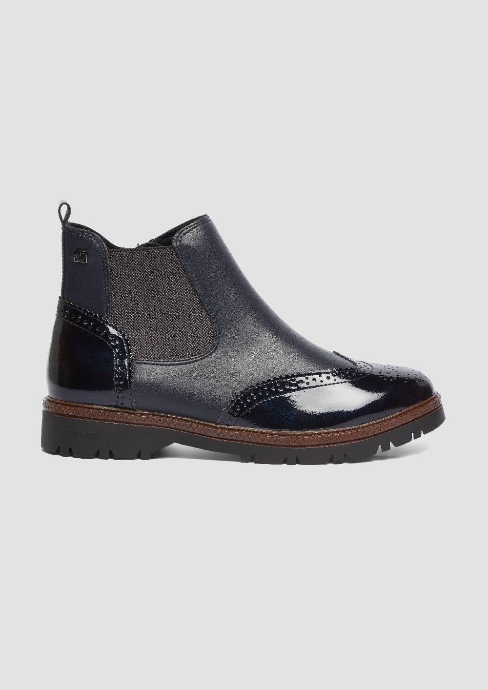 s.Oliver Chelsea Boots in Leder-Optik Vierteljährliche Förderung