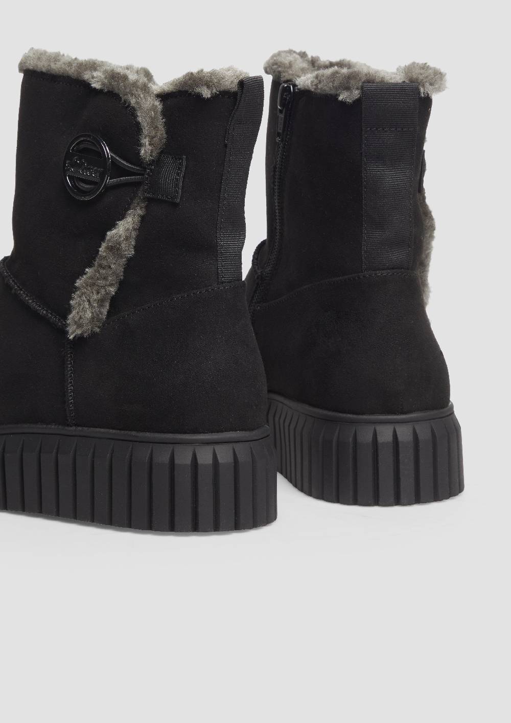 s.Oliver Gefütterte Boots mit Plateausohle 50% Rabatt mit kostenlosem Versand