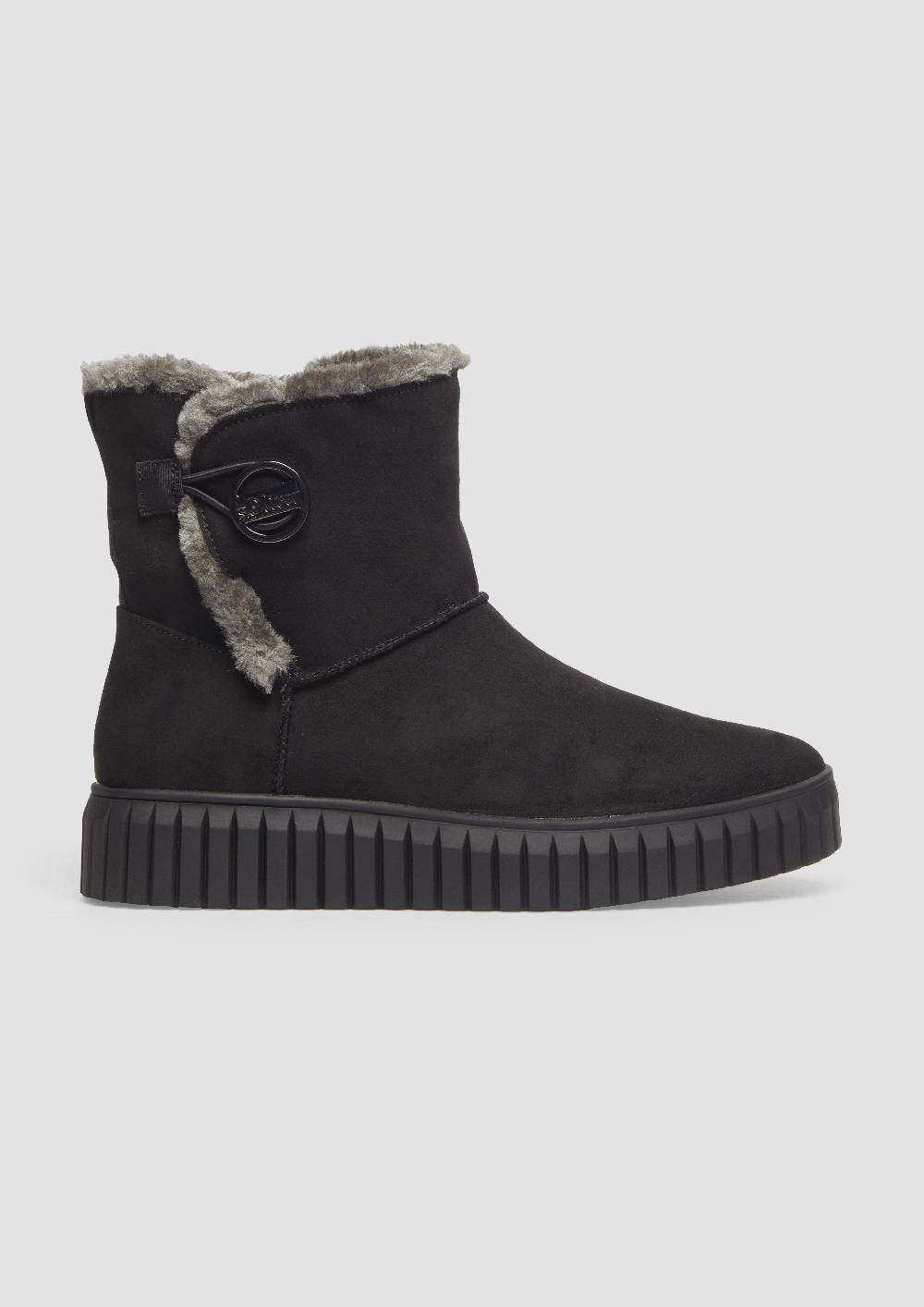 s.Oliver Gefütterte Boots mit Plateausohle 50% Rabatt mit kostenlosem Versand