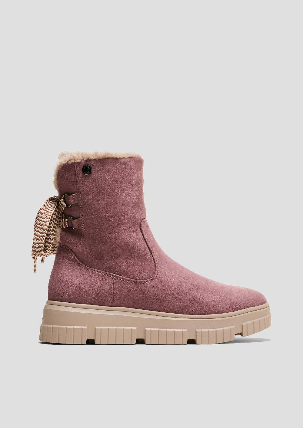 s.Oliver Winterstiefel mit Kunstfellfutter Fabrikladen