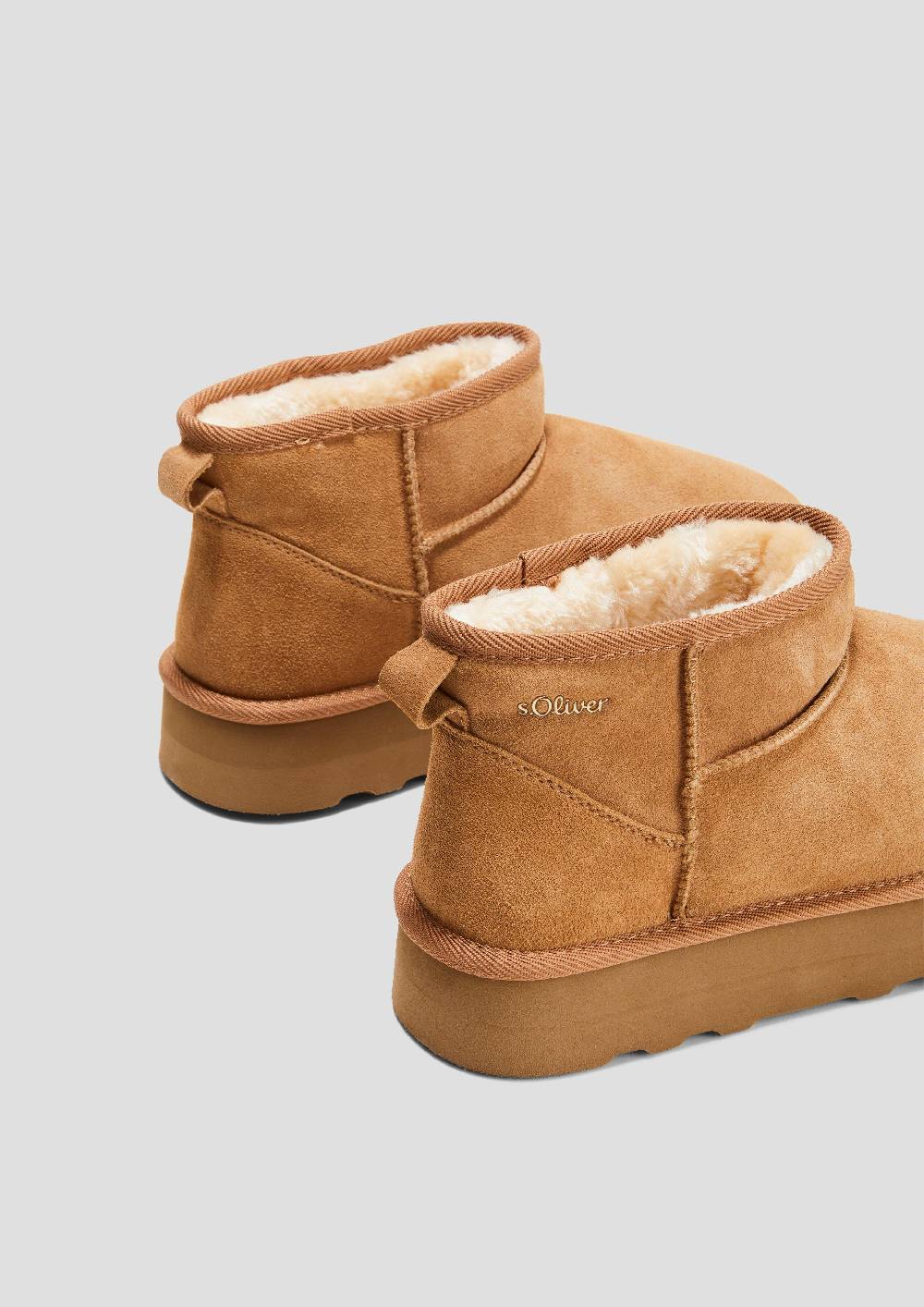 s.Oliver Stiefel mit Teddyplüsch-Futter Black Friday Preise