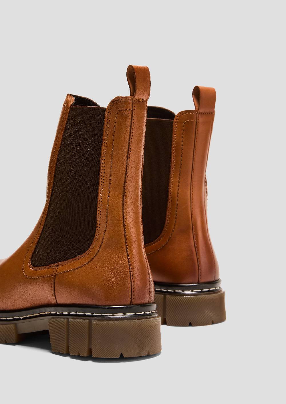 s.Oliver Chelsea Boots aus Leder Auslauf