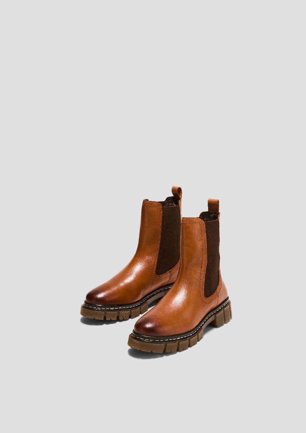s.Oliver Chelsea Boots aus Leder Auslauf