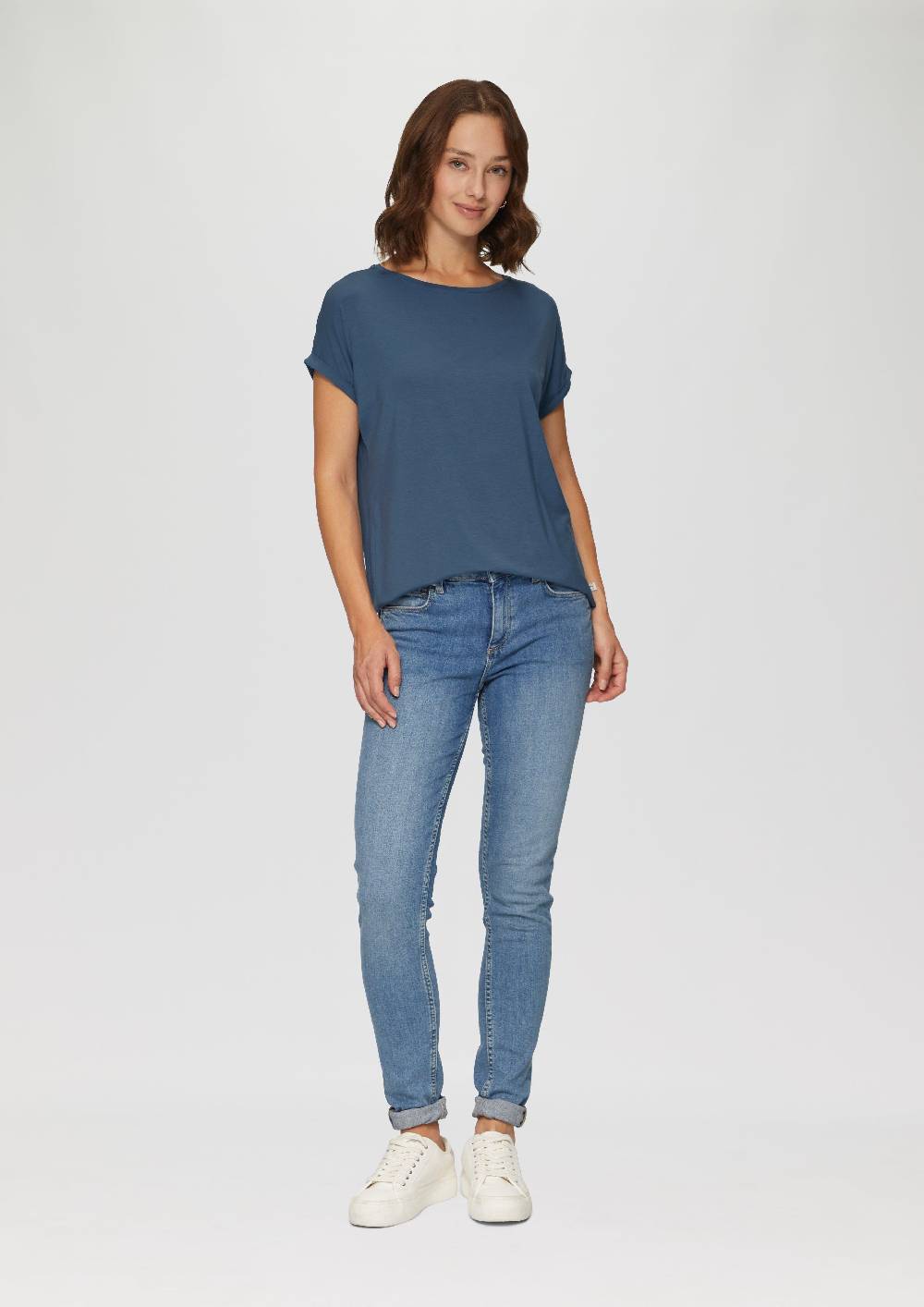 s.Oliver Loose-Fit-Shirt im Lyocellmix Verkauf