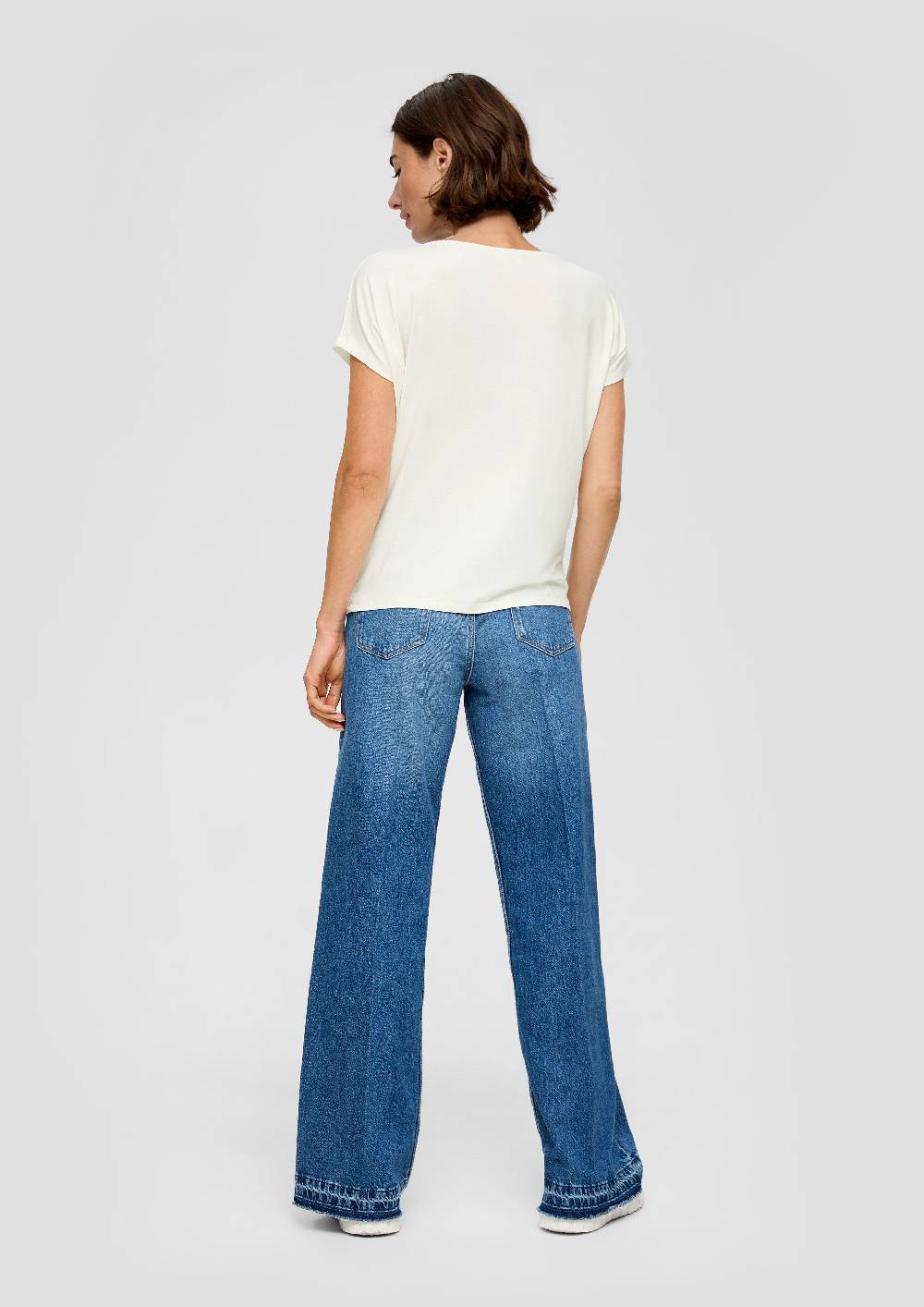 s.Oliver T-Shirt aus Viskosestretch im Relaxed Fit Hotsell