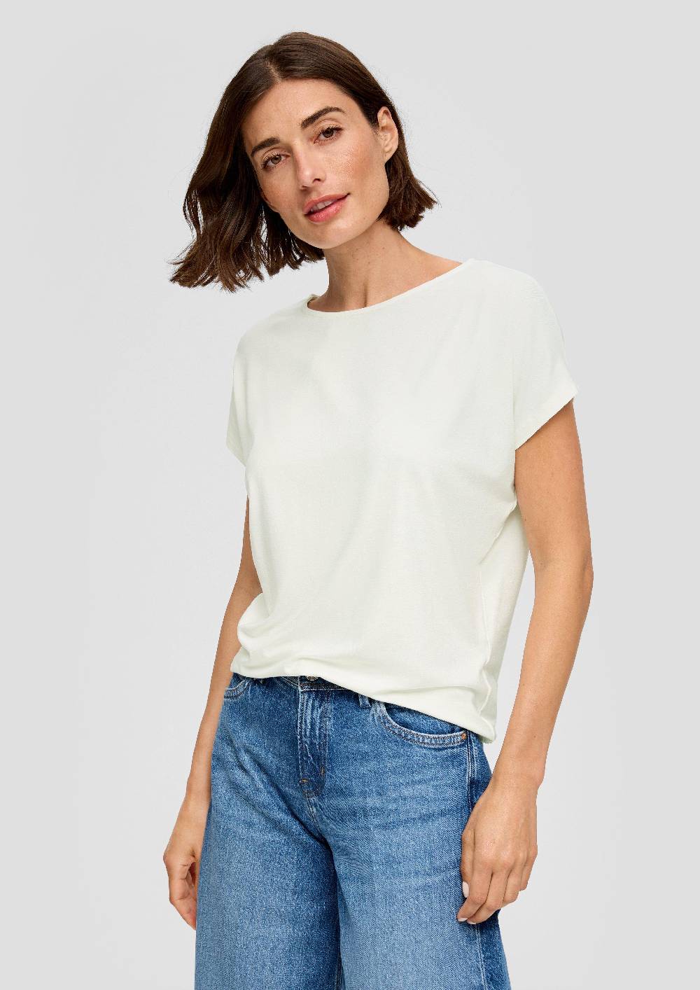 s.Oliver T-Shirt aus Viskosestretch im Relaxed Fit Hotsell