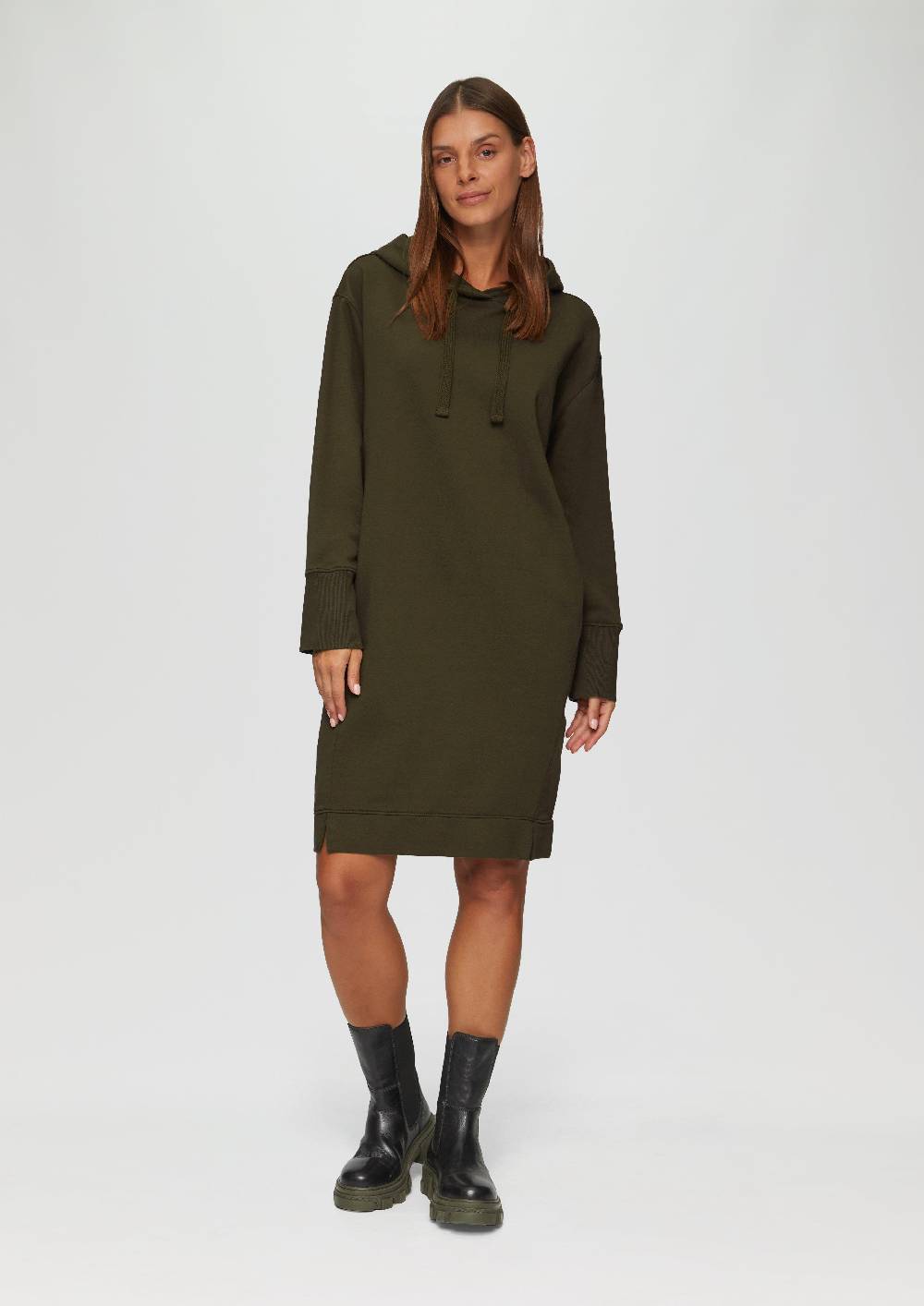 s.Oliver Sweatkleid mit Eingrifftaschen und vorgesetzter Seitennaht Blitzverkäufe