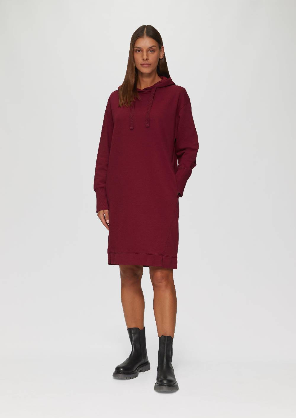 s.Oliver Sweatkleid mit Eingrifftaschen und vorgesetzter Seitennaht Kostenloser Versand