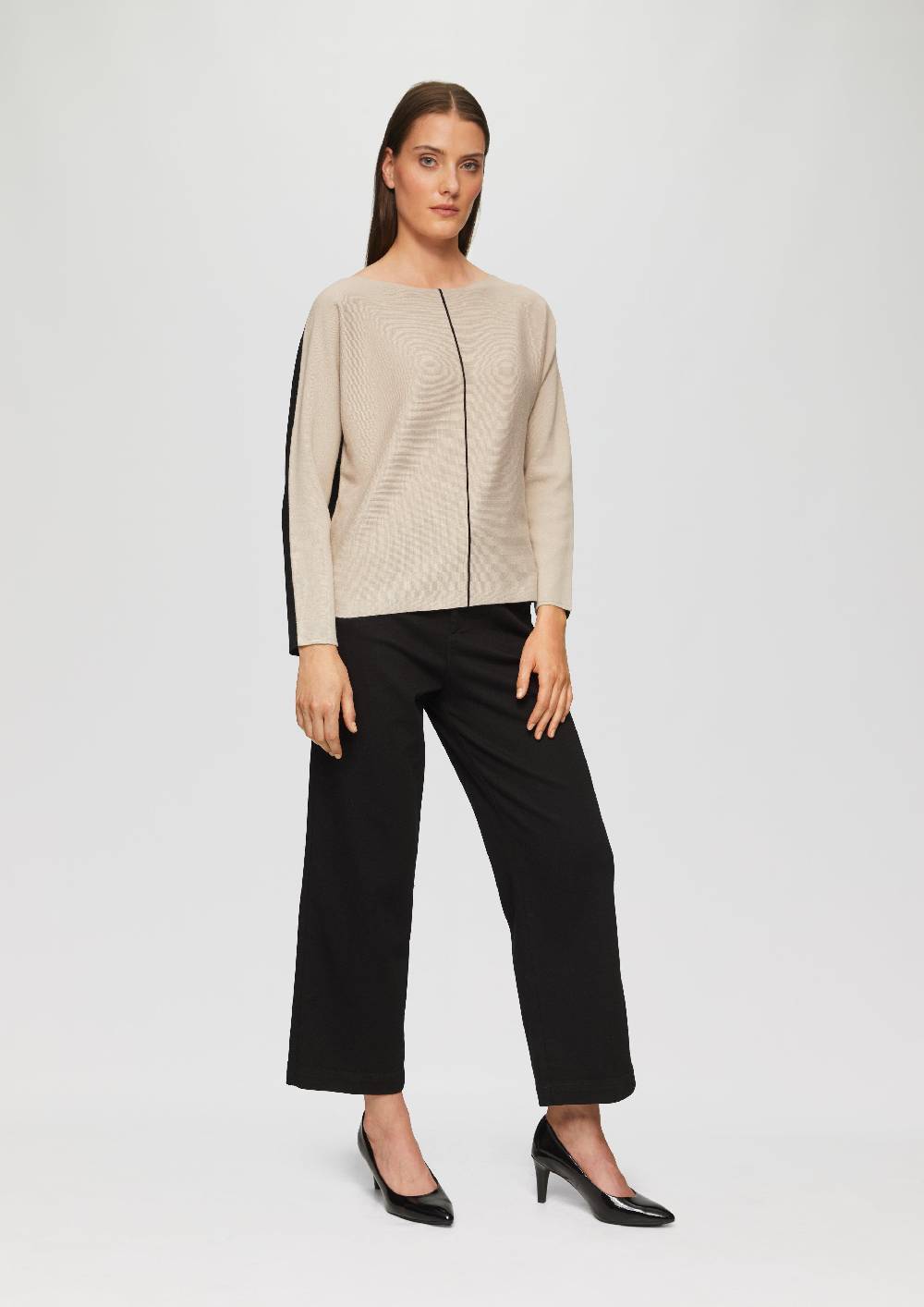 s.Oliver Modischer Strickpullover mit Fledermausärmel Fabrikpreis