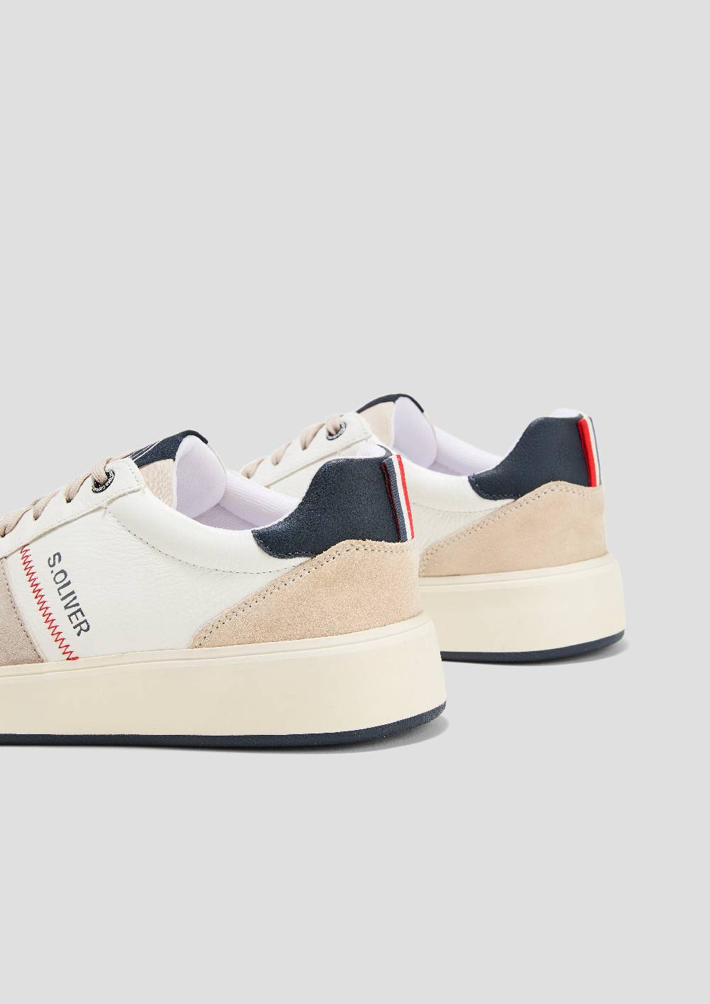 s.Oliver Sneaker aus Leder mit Logo-Detail Cyber Monday