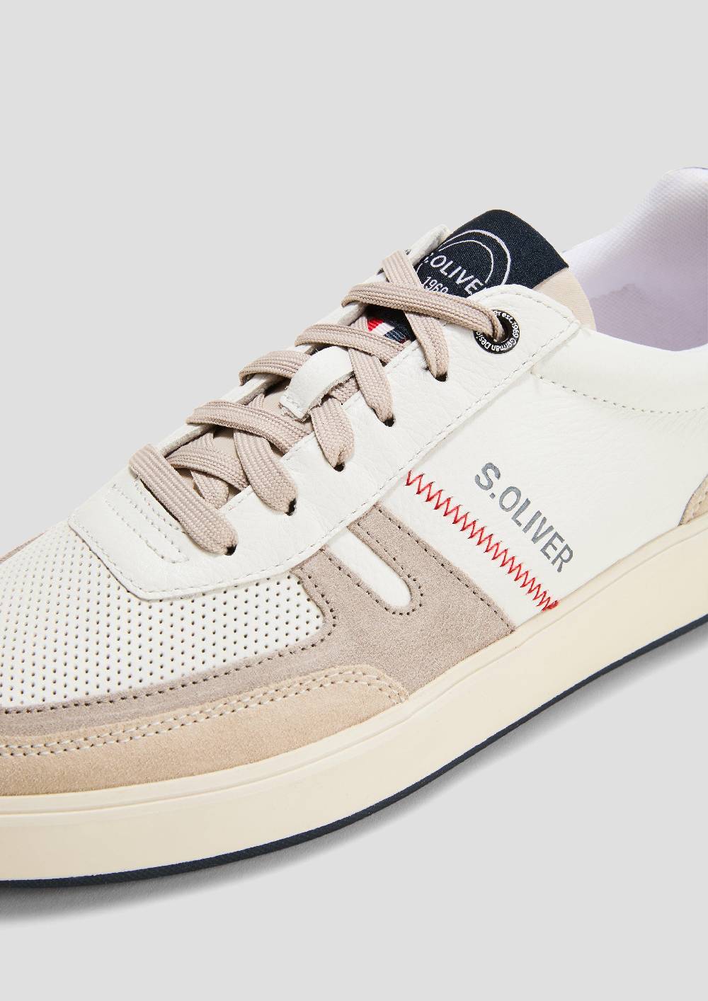 s.Oliver Sneaker aus Leder mit Logo-Detail Cyber Monday
