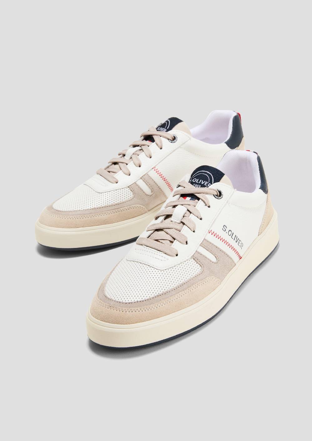 s.Oliver Sneaker aus Leder mit Logo-Detail Cyber Monday