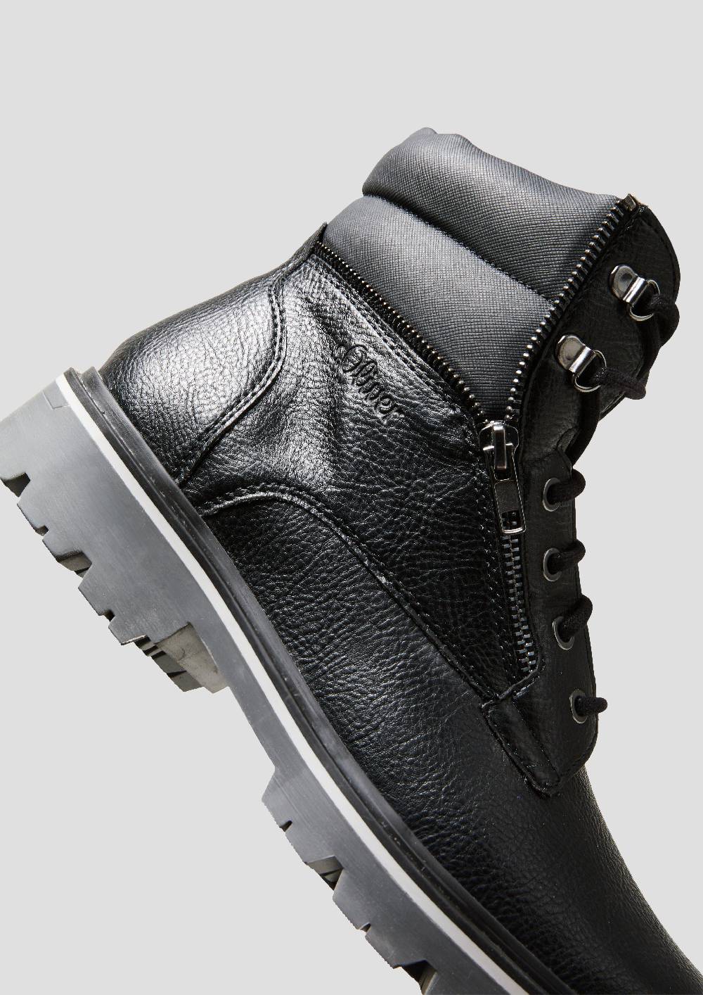 s.Oliver Stiefel in Lederoptik Lagerräumung
