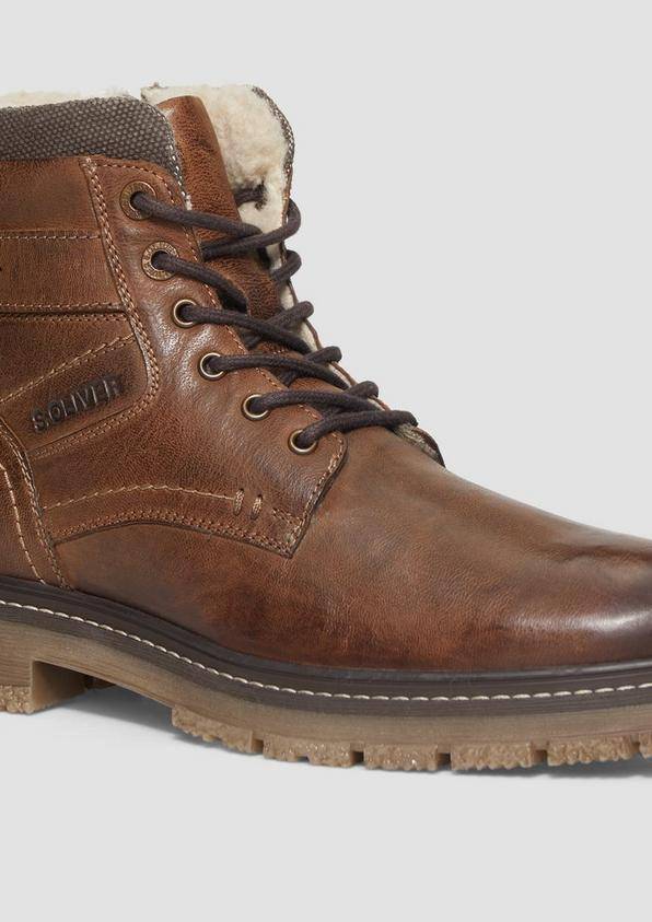 s.Oliver Stiefel aus Leder Große Rabatte