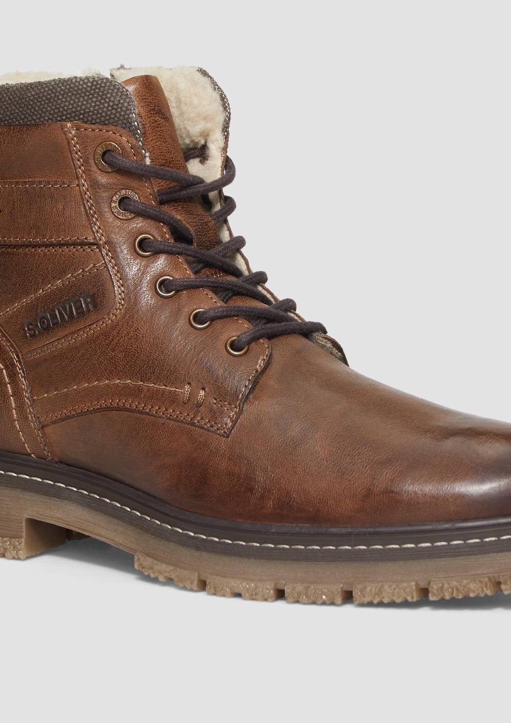s.Oliver Stiefel aus Leder Große Rabatte