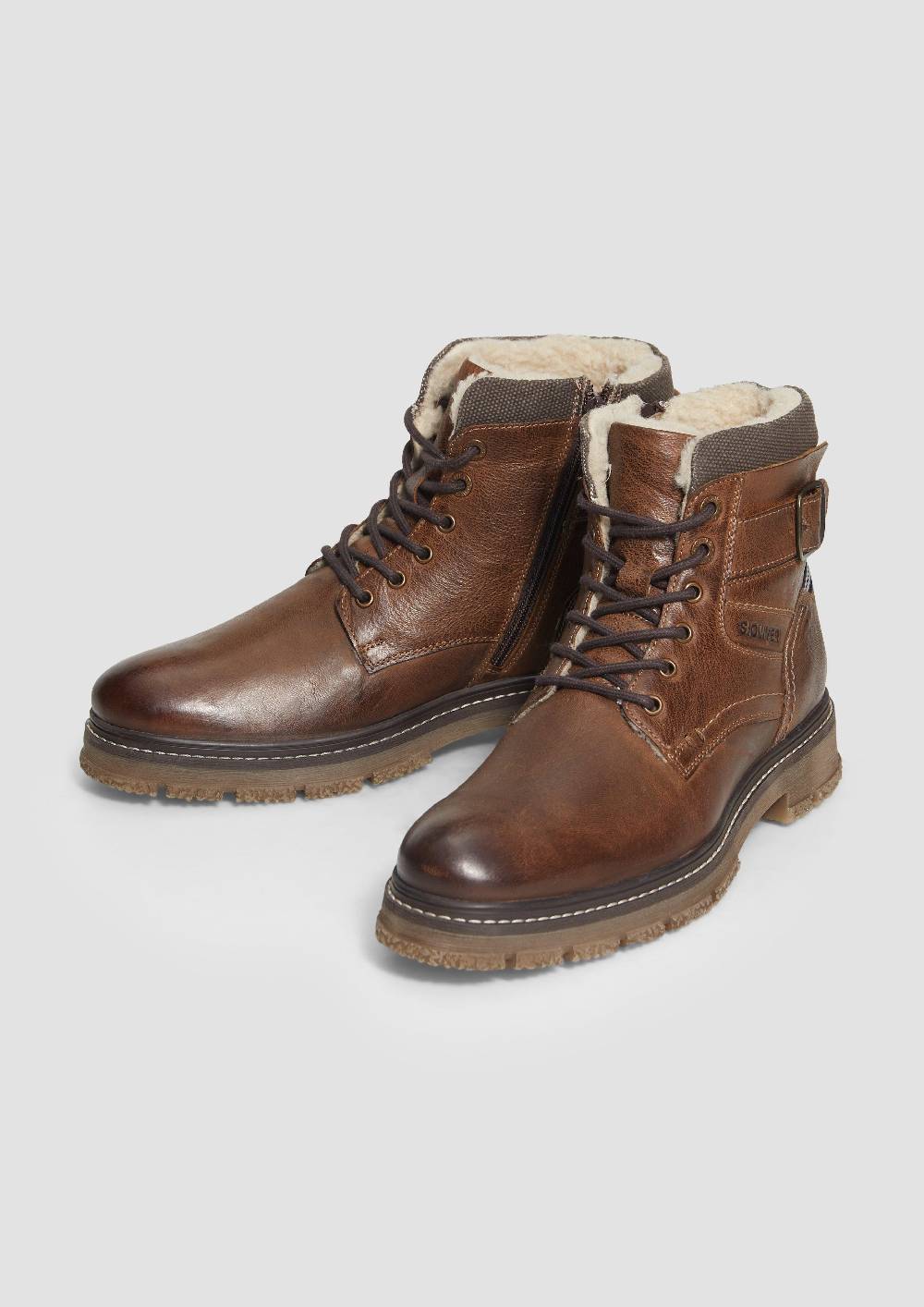 s.Oliver Stiefel aus Leder Große Rabatte