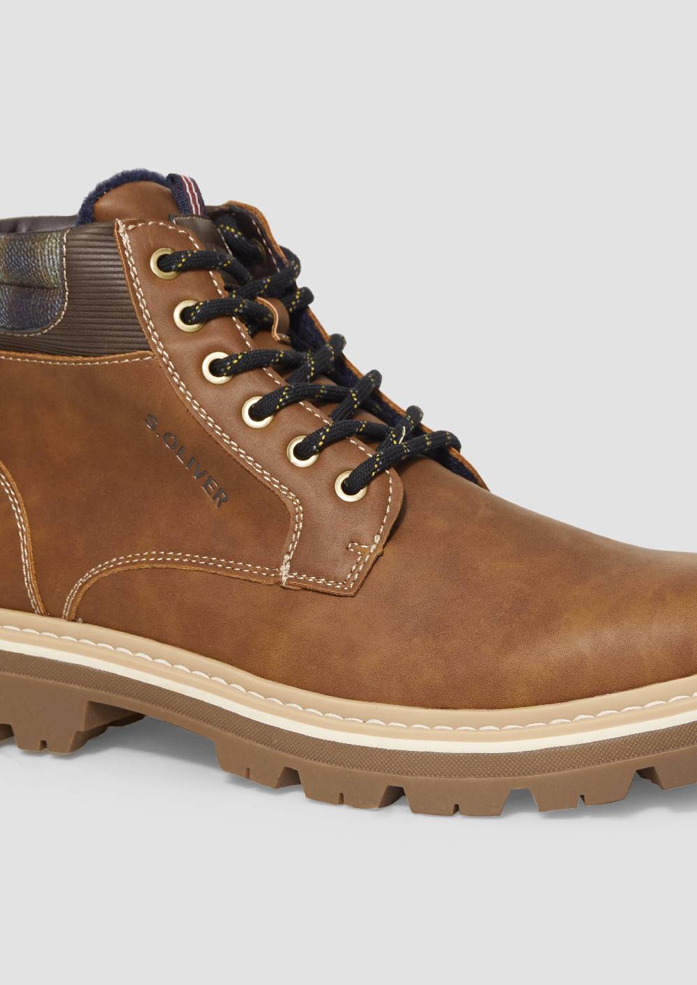 s.Oliver Stiefel mit Schnürung Kostenlose Rückgabe
