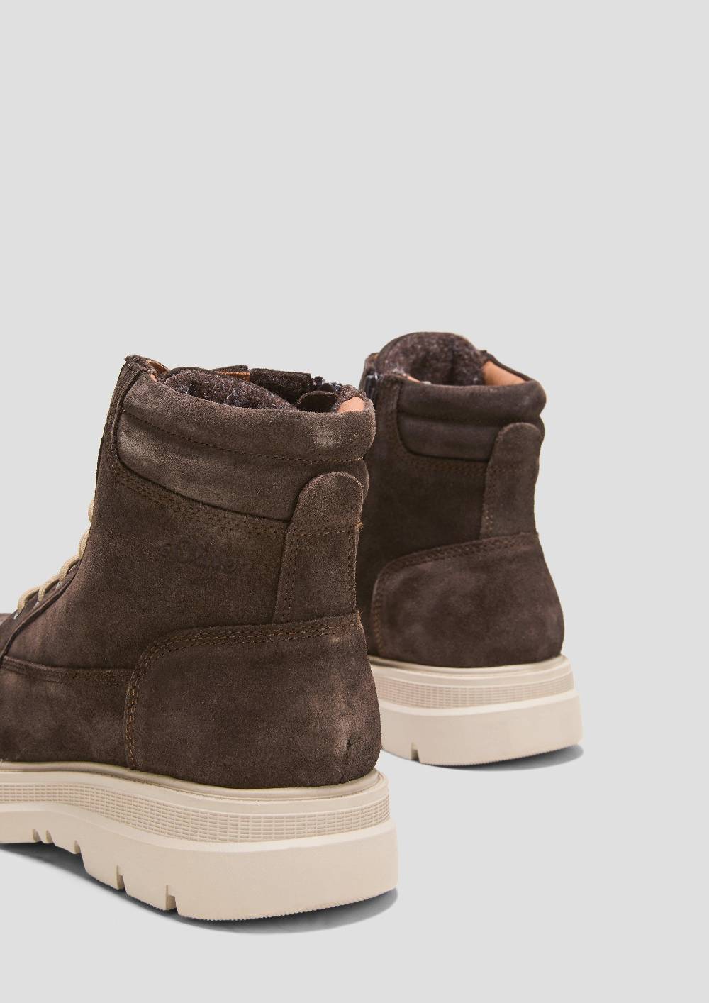 s.Oliver Gefütterte Boots aus Leder Letzter Tag
