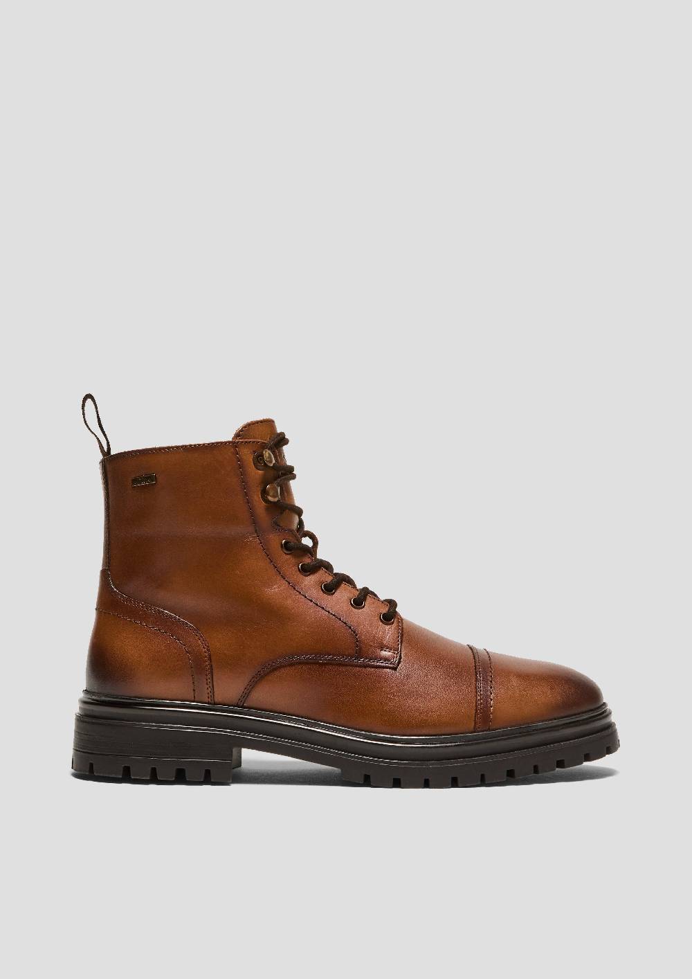 s.Oliver Boots aus Rindsleder Kostenloser Versand international