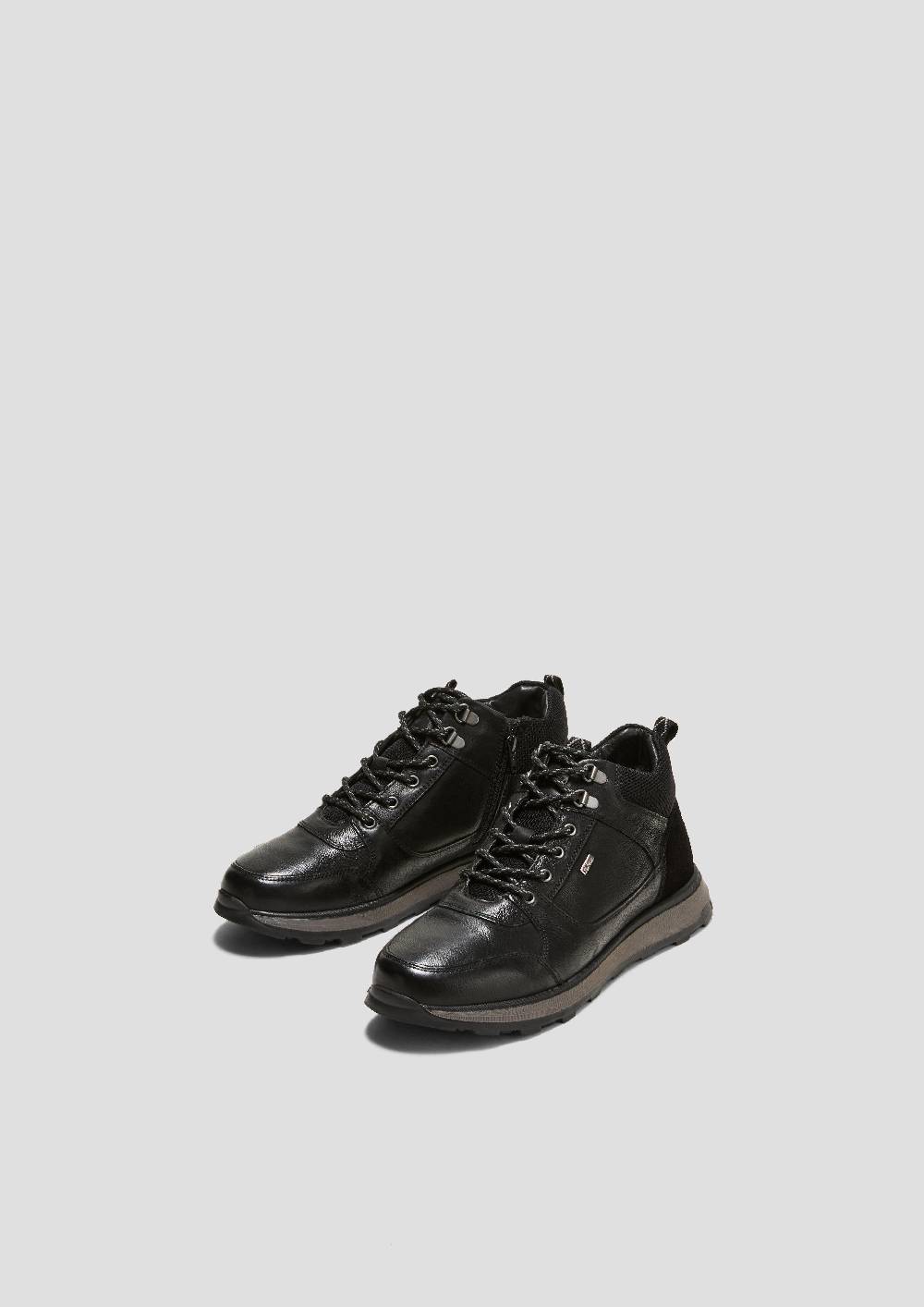s.Oliver Echtleder-Stiefel in Sneaker-Optik Begrenzt auf 3 Tage