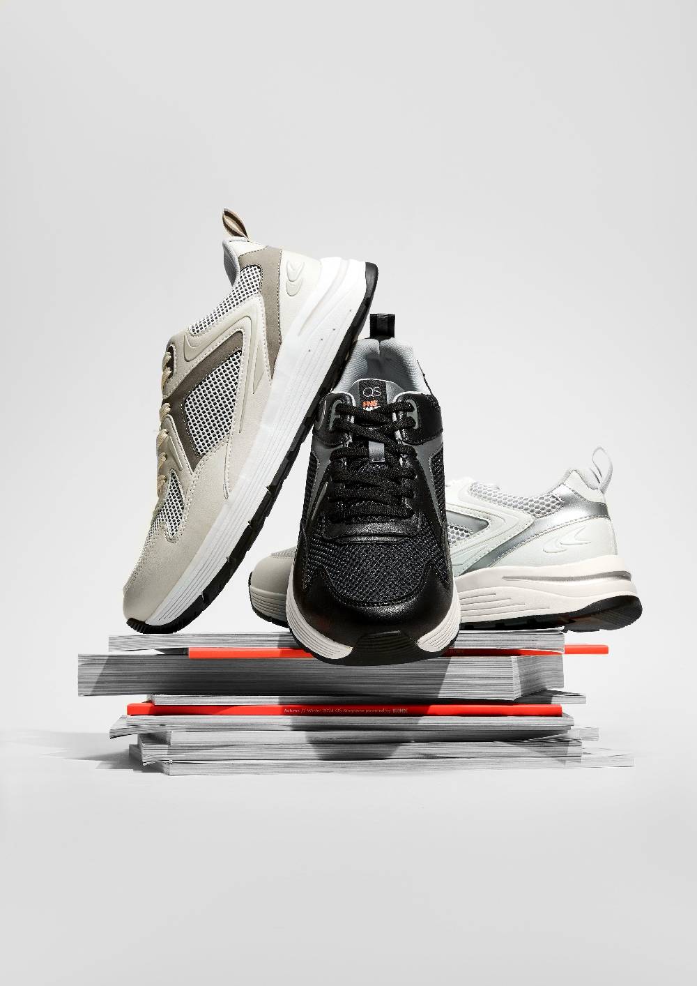 s.Oliver Sportlicher Sneaker mit Mesh Schlussverkauf