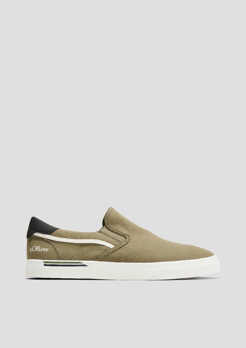 s.Oliver Textil-Slipper mit Gummisohle und Logo-Detail Limitierter Zeitrabatt