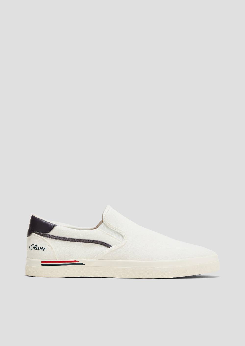 s.Oliver Textil-Slipper mit Gummisohle und Logo-Detail Fabrik Onlineshop
