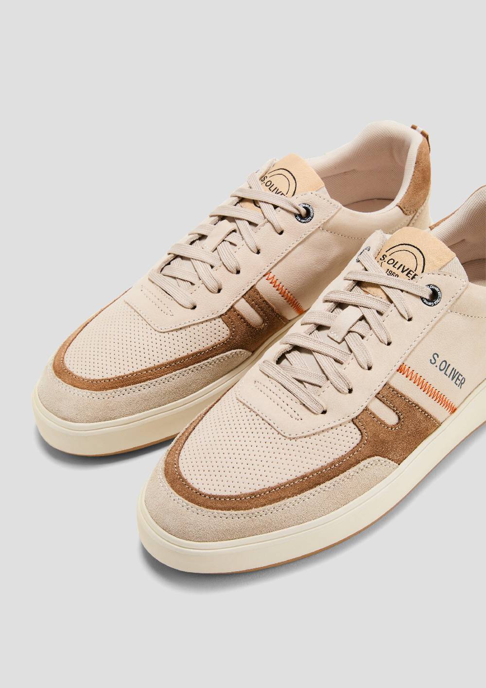 s.Oliver Sneaker aus Leder mit Logo-Detail Fabrikpreis