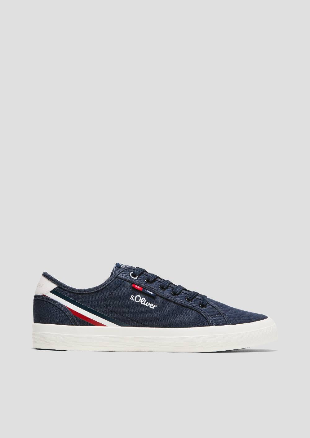 s.Oliver Sneaker mit Kontrast-Details und Logo Günstig kaufen