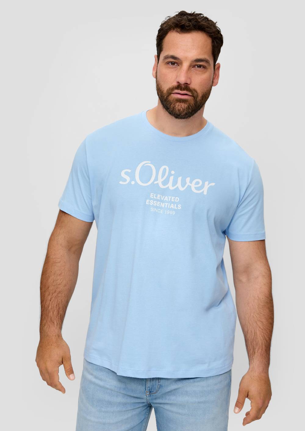 s.Oliver T-Shirt mit Label-Print Saisonschlussverkauf